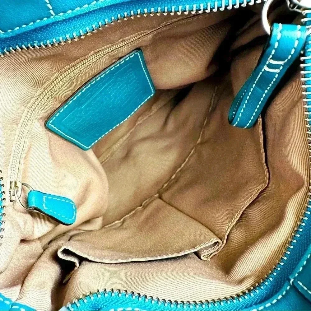 Coach Vintage Soho Slim Buckle Small Hobo Leather Bag